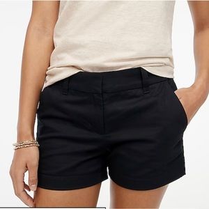 NWT J. Crew Black Shorts 3.5”